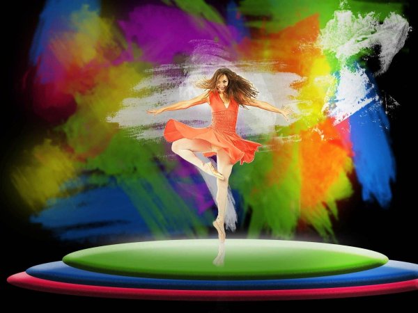 Яркие краски счастье