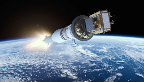 Ракета в космосе