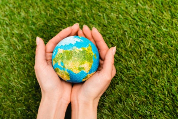 Глобус в руках