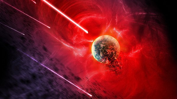 Взрыв планеты обои