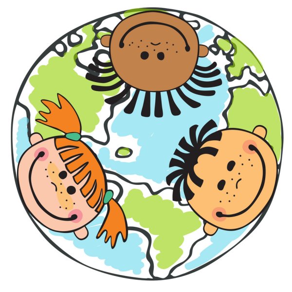 Рисунок глобуса земли для детей