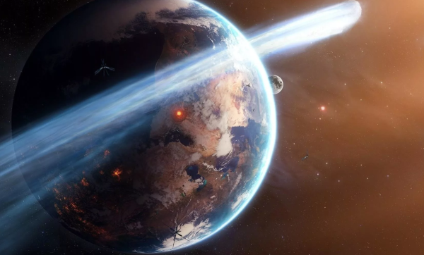Столкновение кометы с землей