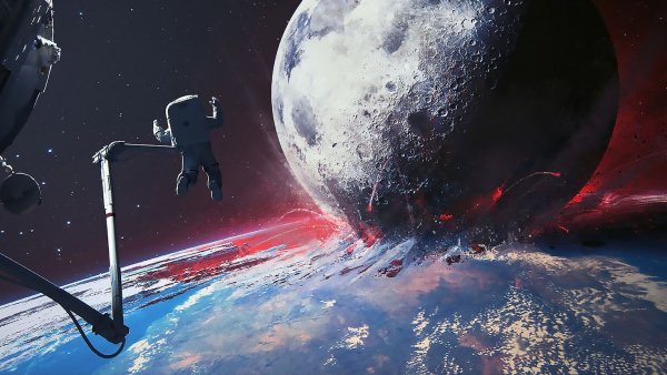 Обои на рабочий стол фантастика космос катастрофа