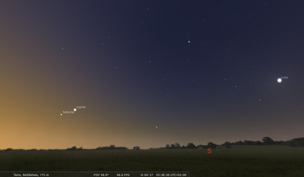 Парад планет на небе