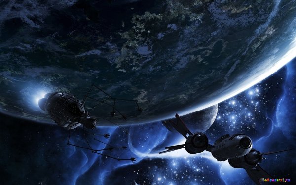Космос планеты корабли