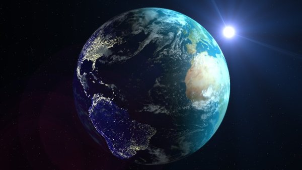 Красивый космос земля