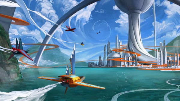 Сказочный город будущего