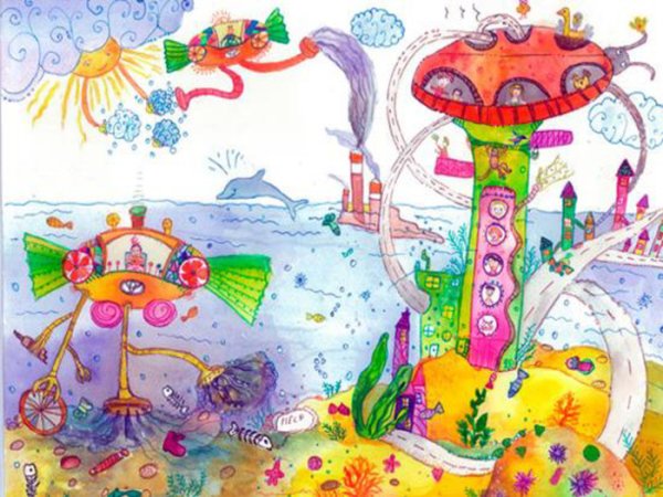 Детский сад будущего рисунки детские