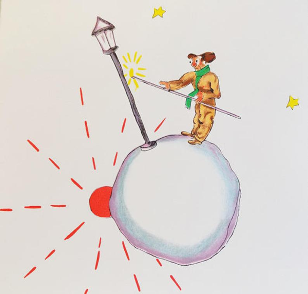 Планета фонарщика маленький принц