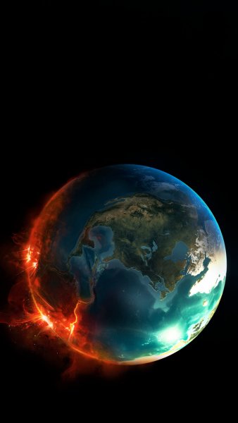 Земля в космосе анимация