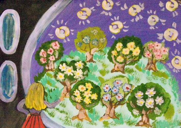 Цветущая Планета рисунки