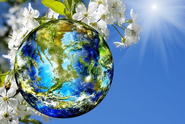 Весна на планете земля