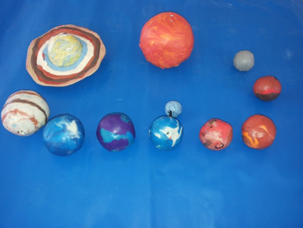 Планеты из пластилина