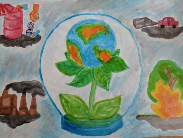 Конкурс рисунков чистая Планета