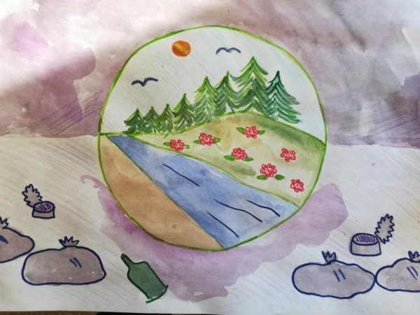 Рисунок чистая Планета