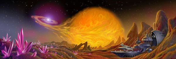 Инопланетный пейзаж арт