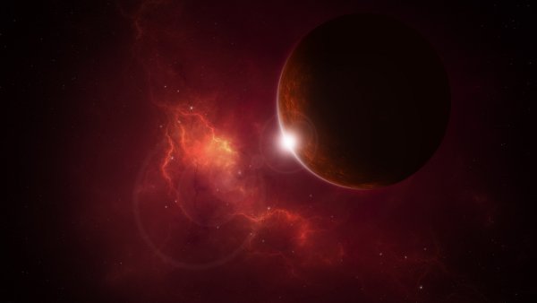 Красная Планета в космосе