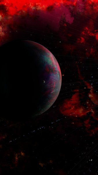 Красная Планета в космосе