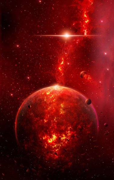 Красная Планета в космосе