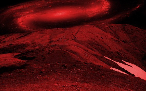 Красные космические пейзажи