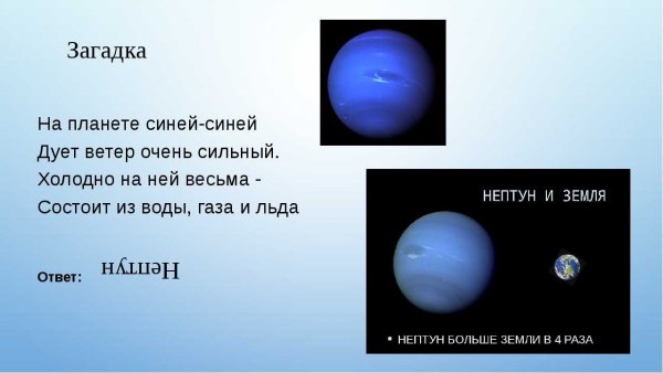 Загадки о планетах