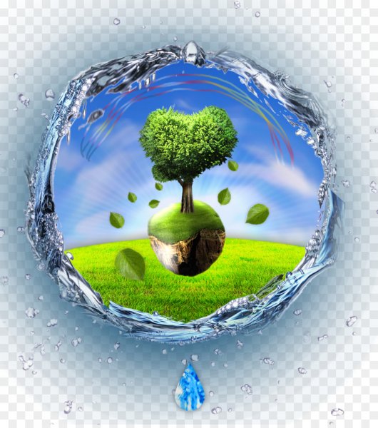 Планета с деревьями