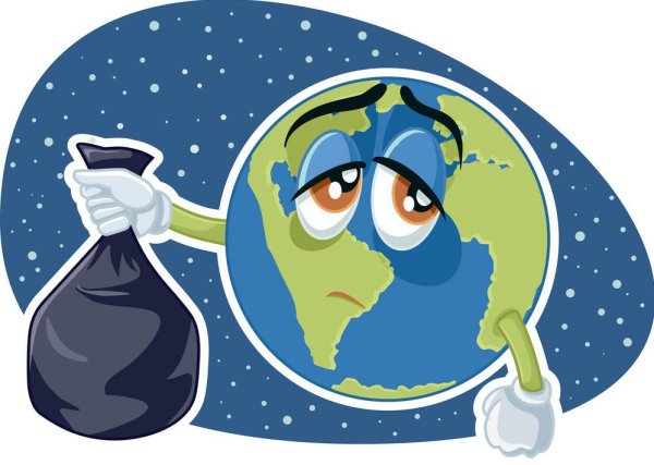 Загрязнение планеты мусором для детей