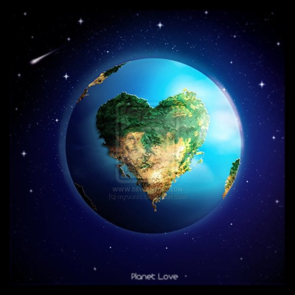Любовь к планете земля