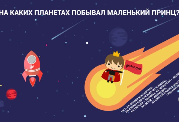 На каких планетах побывал маленький принц