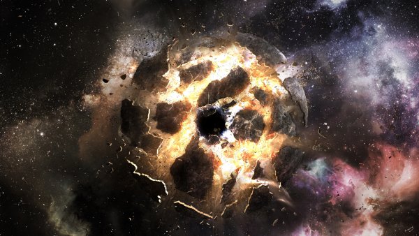 Взрыв планеты земля