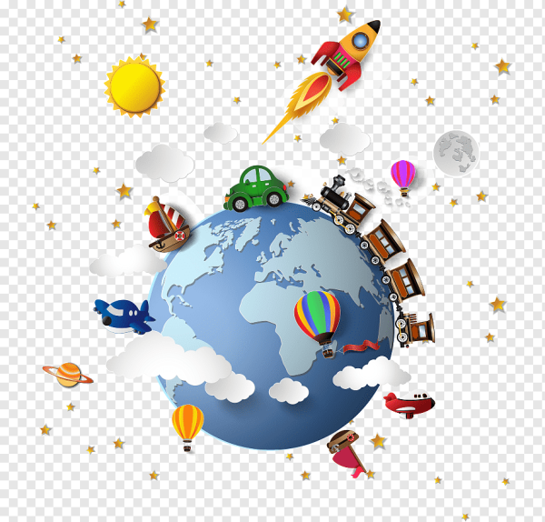 Планета земля мультяшная