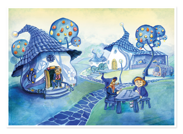 Домики Жевунов изумрудный город