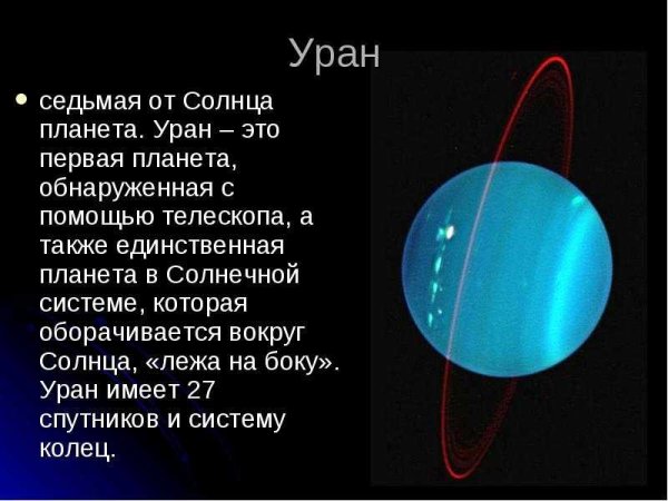 Уран краткое описание