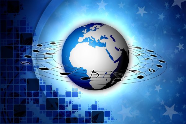 Земной шар музыкальный