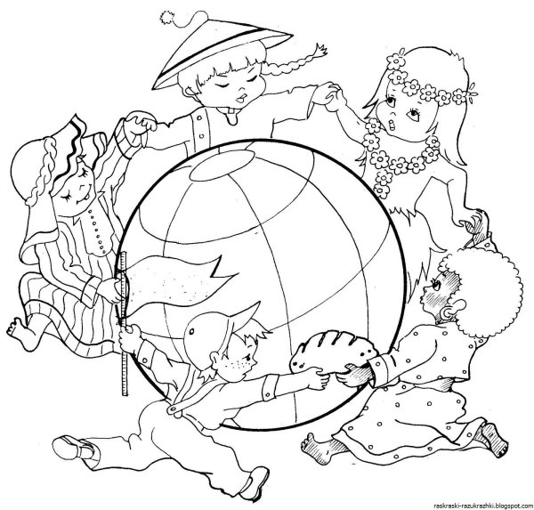 Раскраски Рисунки миру мир (29 шт.) - скачать или распечатать бесплатно #