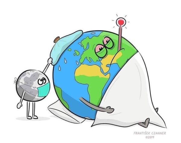 Планета заболела рисунки