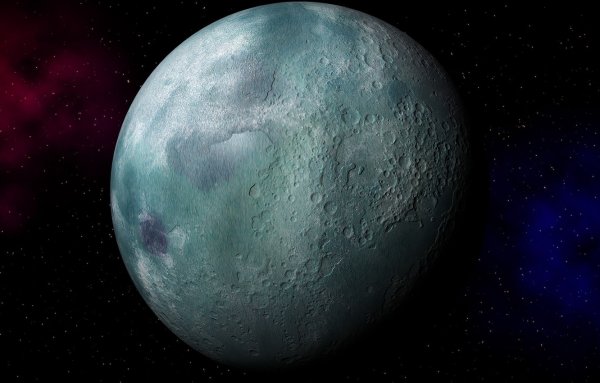 Планета серого цвета