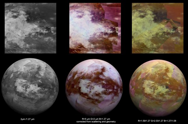 Титан Луна Сатурна