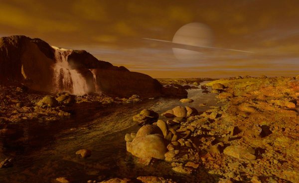 Спутник Титан снимки поверхности