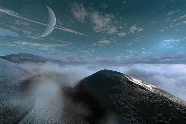 Титан Планета поверхность