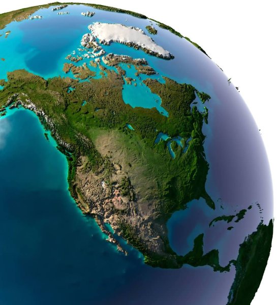 Планета земля Северная Америка