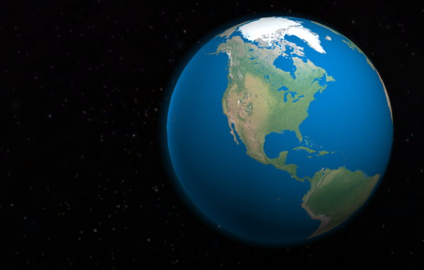 Северная Америка из космоса