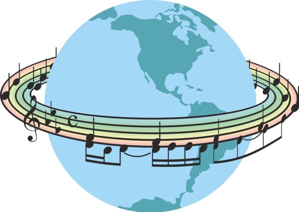 Земной шар музыкальный