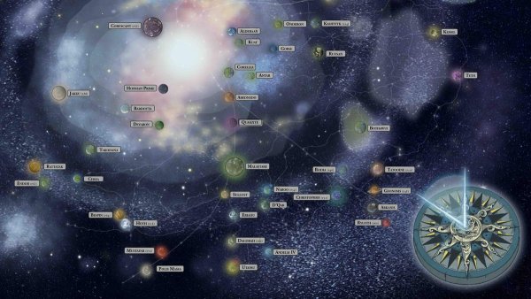 Планеты Звездных войн карта