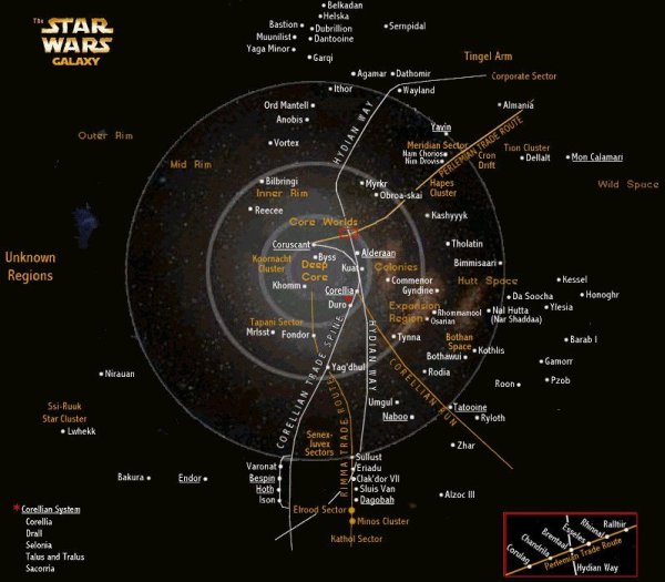 Star Wars Galaxy Map Canon