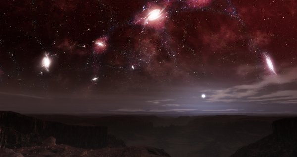 Космос созвездия и планеты