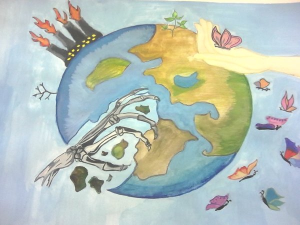 Наша Планета рисунок