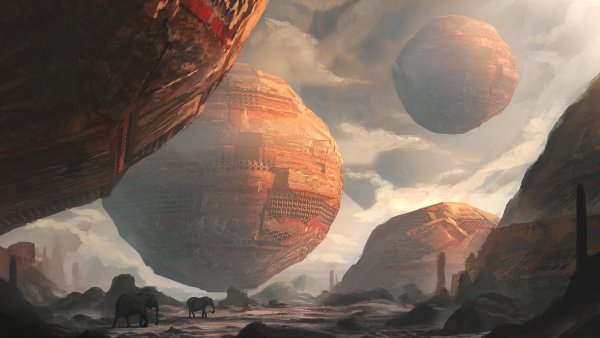 Фантастические пейзажи других планет фэнтези