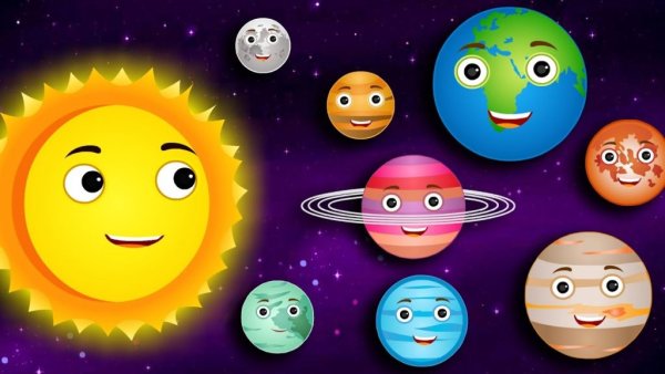 Планеты с глазками для детей