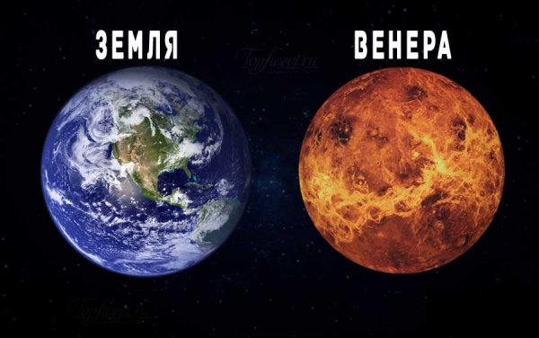 Венера с земли